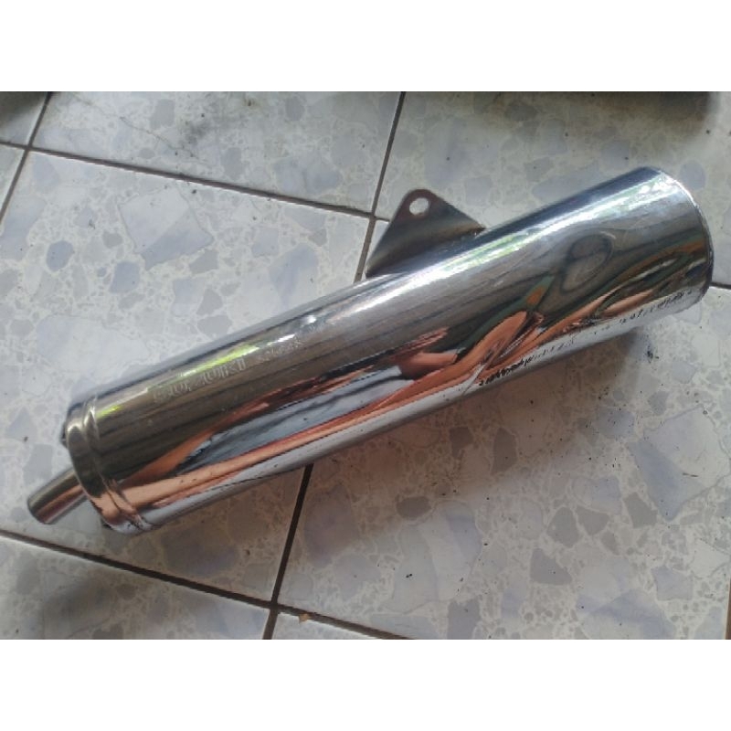 Silencer SCD standar copotan motor Suzuki Satria Fu karburator