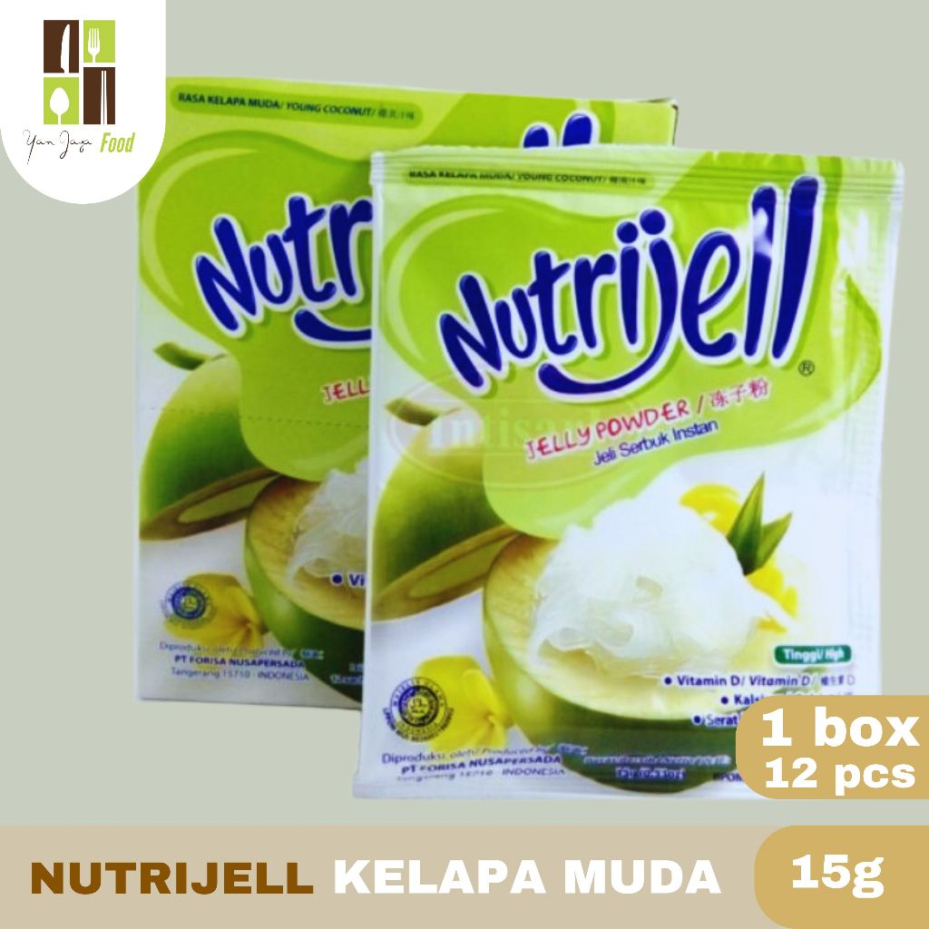 

Nutrijel/Agar-Agar/Puding Kemasan Regular 15/30 g 1BOX/12PCS [BESAR]