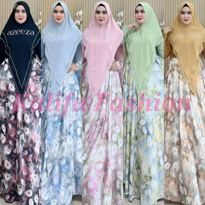 AULIA SERIES BY AZEEZA SYARI / GAMIS SET SYARI / GAMIS PESTA MEWAH / DRESS MUSLIMAH / BAJU SYARI BRA