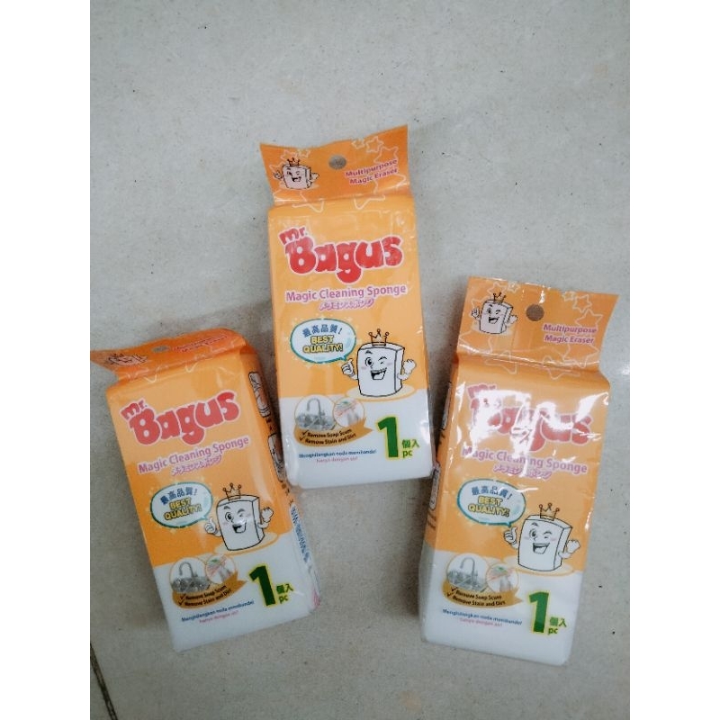 Mr. Bagus Magic Cleaning sponge ( Sponge Ajaib )