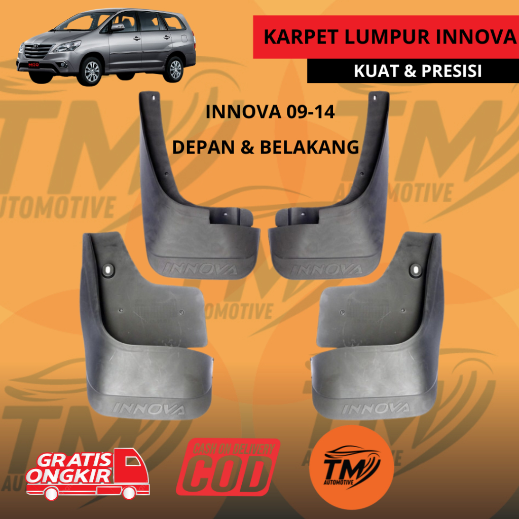 Karpet Lumpur / Mudguard / Innova 2009 - 2014
