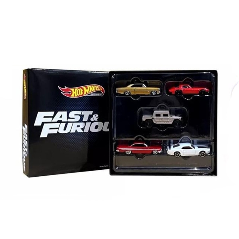 Hotwheels hot premium fast furious 5 pack box hummer
