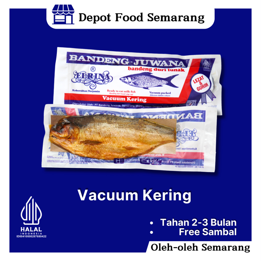 

terlaris Bandeng Juwana Elrina -presto, vacum kering. oleh-oleh semarang
