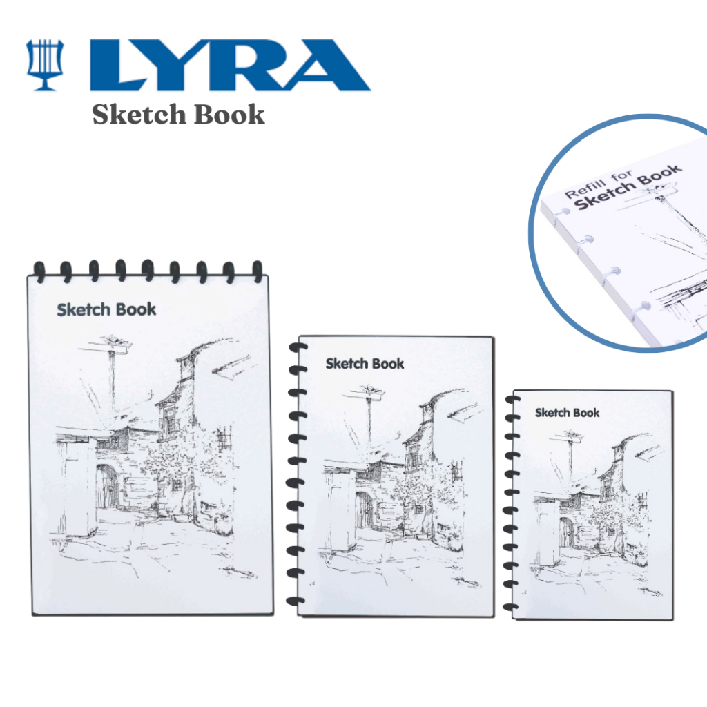 

ATK : Sketchbook dan Refil Sketchbook Lyra Ukuran A5