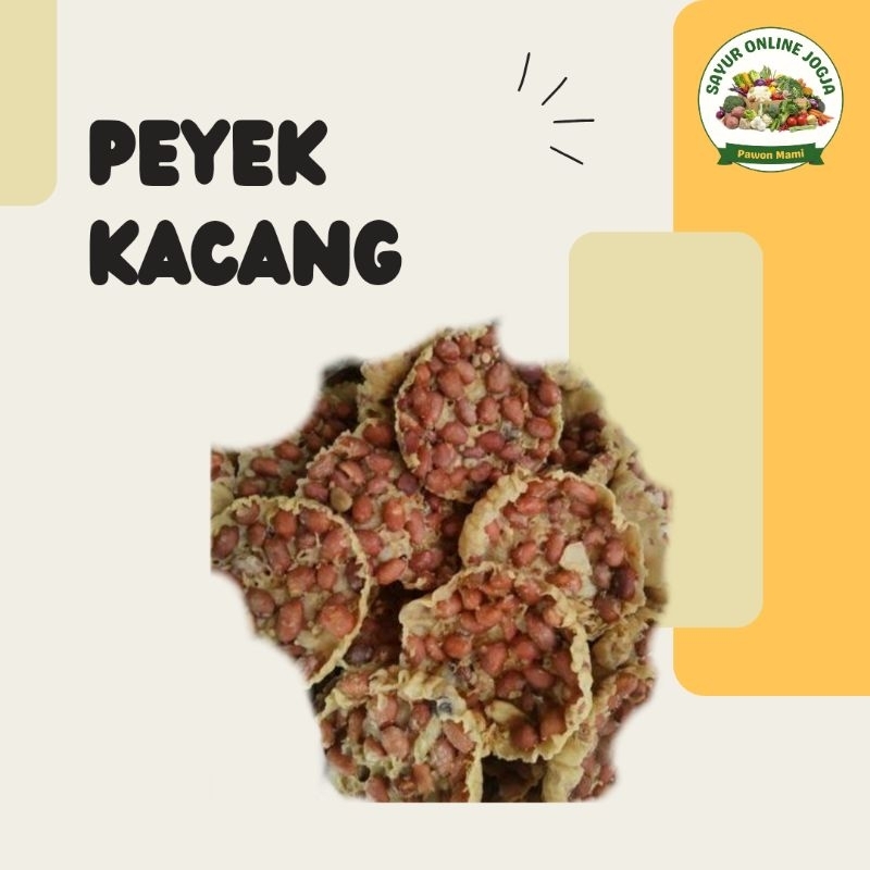 

Peyek kacang gurih enak kriuk - PAWON MAMI SAYUR ONLINE JOGJA