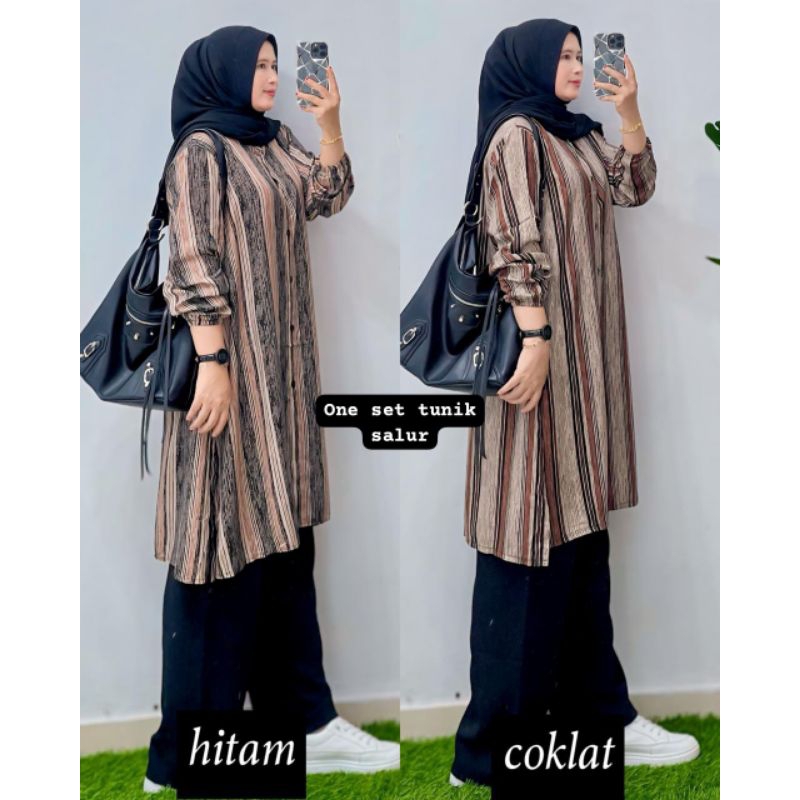 one set tunik salur