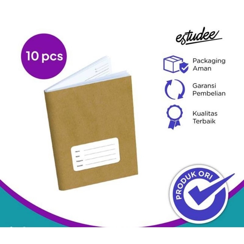 

Estudee Buku Tulis Sampul Coklat Isi 10