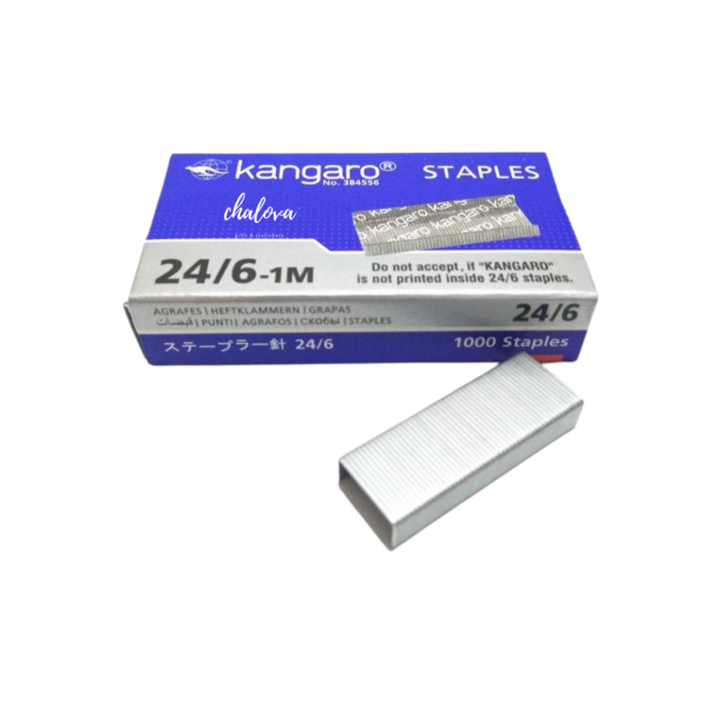 

[PCS] ISI STAPLER NO 3 BESAR KANGARO 24/6 / ISI STAPLES NO 3 / ISI JEPRETAN / ISI HEKTER