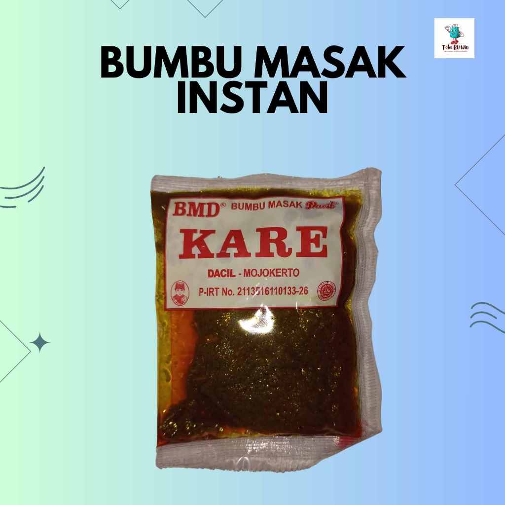 

BUMBU MASAK KARE INSTAN BMD CEPAT SAJI SERBAGUNA DAPUR PALING ENAK TERLARIS PALING MURAH GROSIR