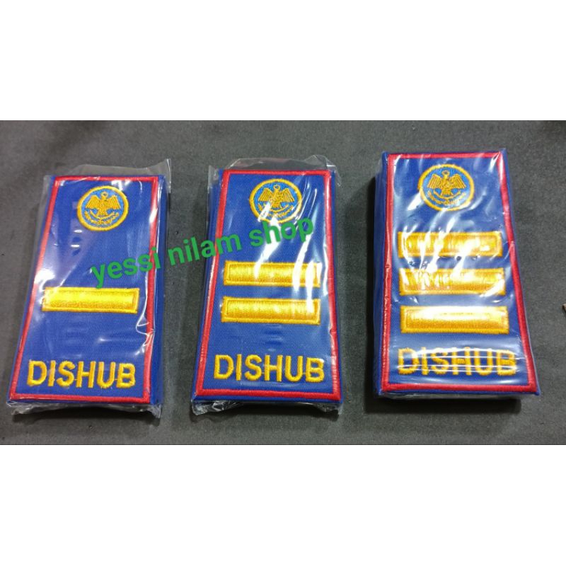 pangkat dishub 3A 3B 3C lis merah logo