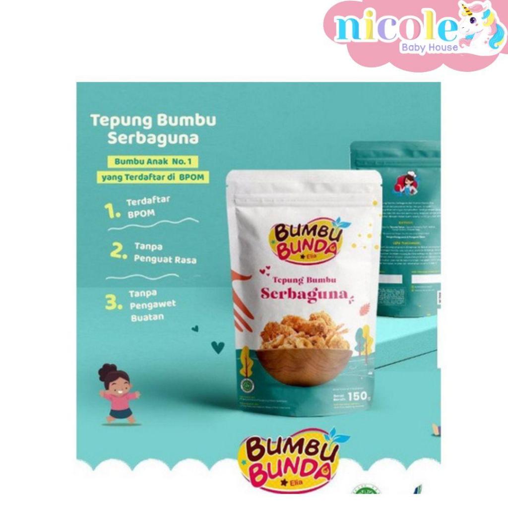 

Bumbu Bunda Tepung Crispy Non MSG / Tepung Bumbu Serbaguna Non MSG MPASI