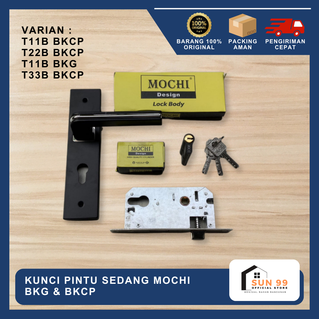 Kunci Pintu Kamar Sedang MOCHI Handle Gagang Pintu MOCHI BKG & BKCP