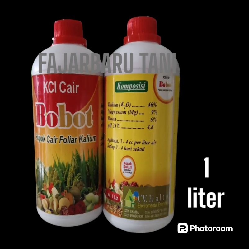 KCL CAIR BOBOT 1L - ANTI RONTOK MENAMBAH JUMLAH ANAKAN DAN BUAH ANTI RONTOK