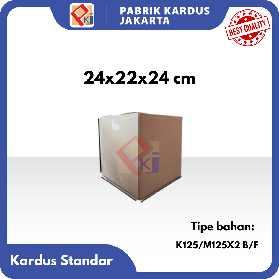 

KARDUS BOX PACKING / HAMPERS UKURAN 24x22x24 cm (10 PCS)