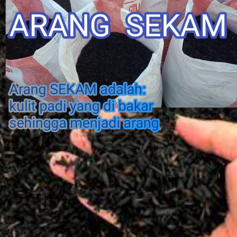 ARANG SEKAM 1 karung 50 kg ( GROSIR )