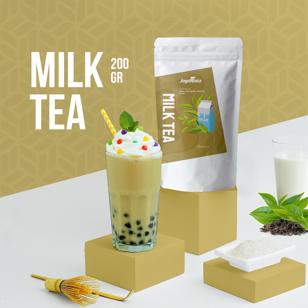 

Jagorista Bubuk Minuman Milk Tea 200 gr Kualitas Premium