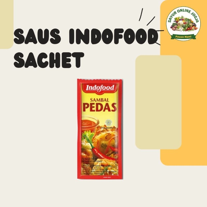 

Saus Indofood pedas sachet - PAWON MAMI SAYUR ONLINE JOGJA