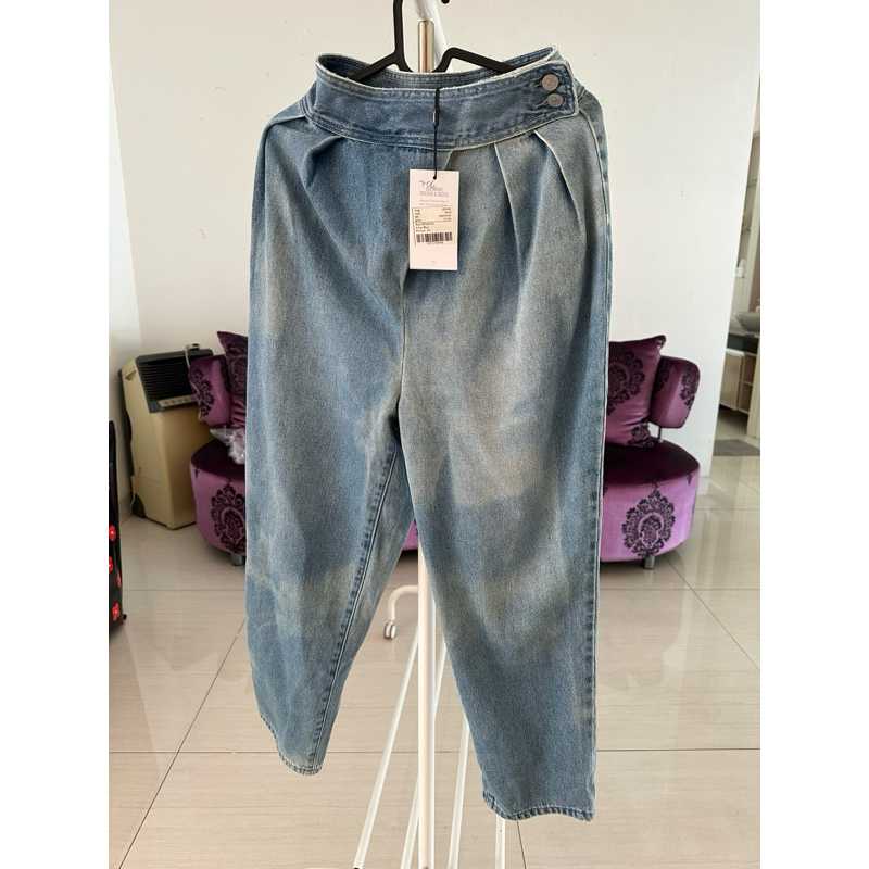 pomelo denim kulot jeans