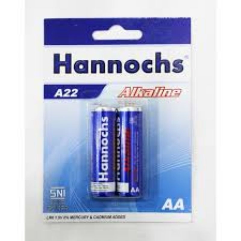 Hannochs Baterai Alkaline AA/A22 isi 2
