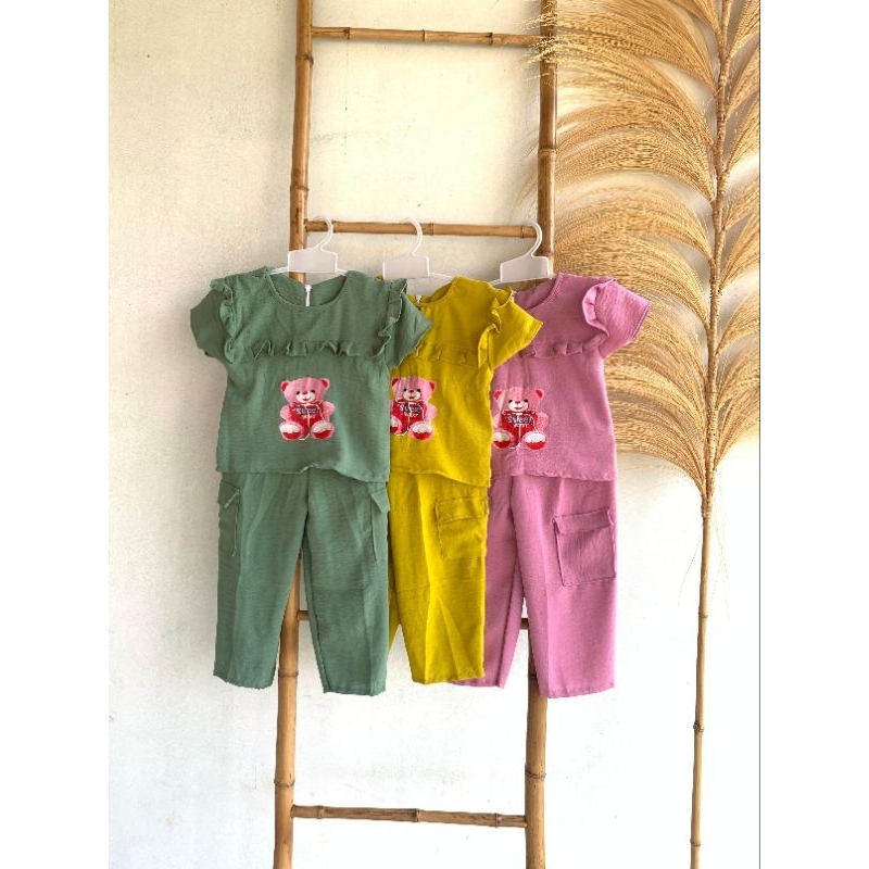 Setelan anak/Setelan crinkle/One set anak