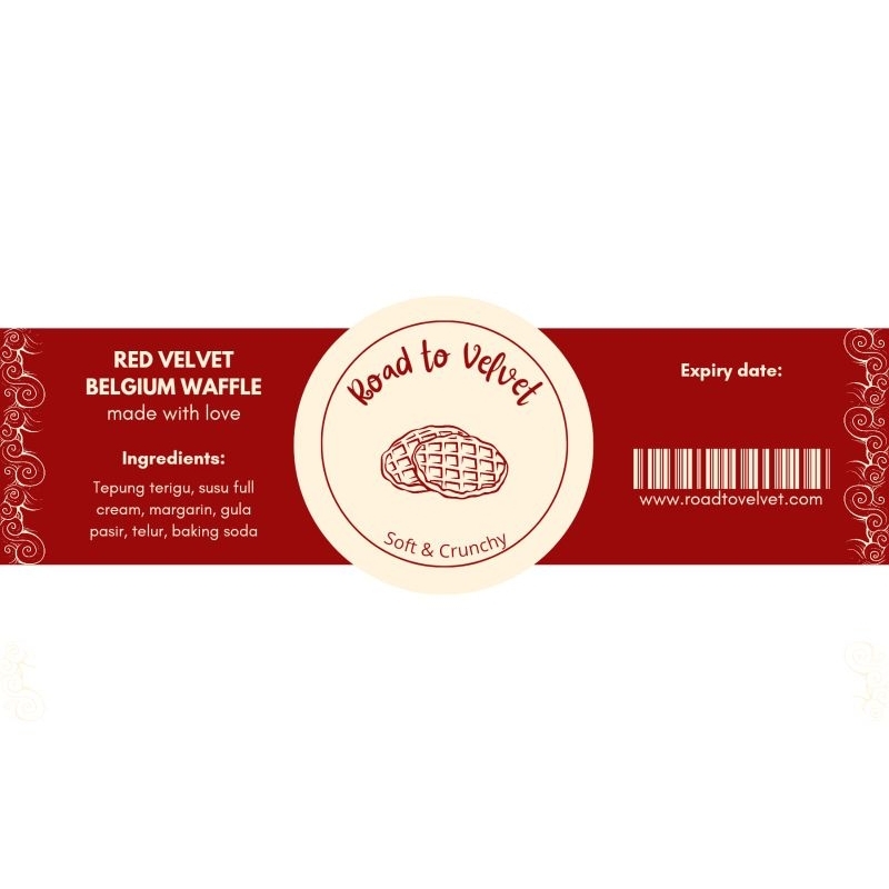 

Road to Velvet - Red velvet waffle