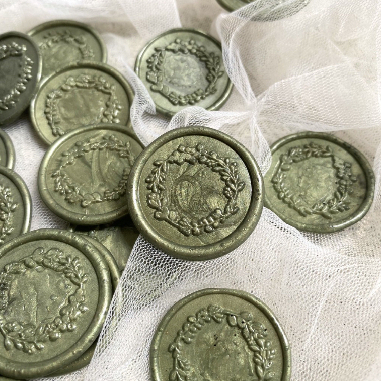 

HAZEL - Wax Seal Coin Sticker Instant