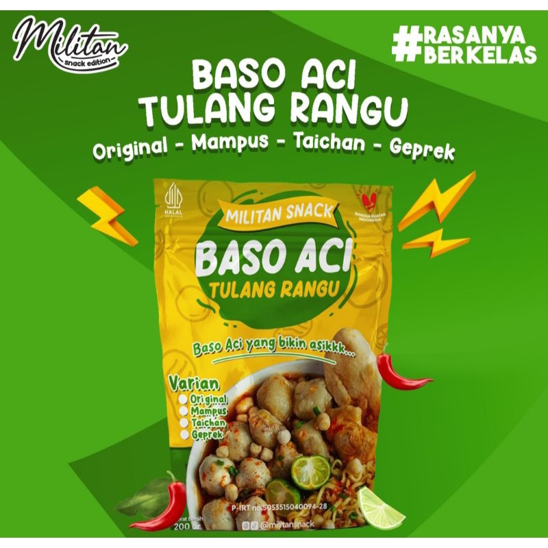 

Militan Baso Aci Tulang Rangu !!!Basoaci Premium