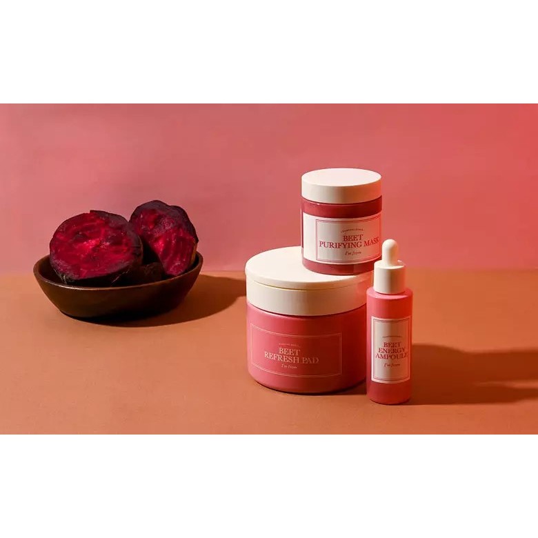 I'M FROM Beet Energy Ampoule & Beet Refresh Pad Sample Size