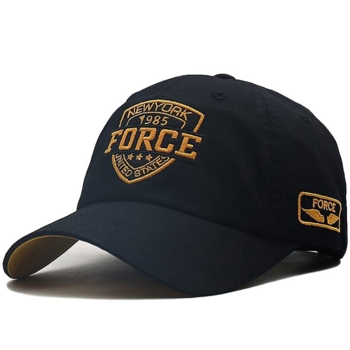 Topi Pria Baseball NY  Merah PremiumTermurah/Topi pria dan wanita dewasa NY Kekinian
