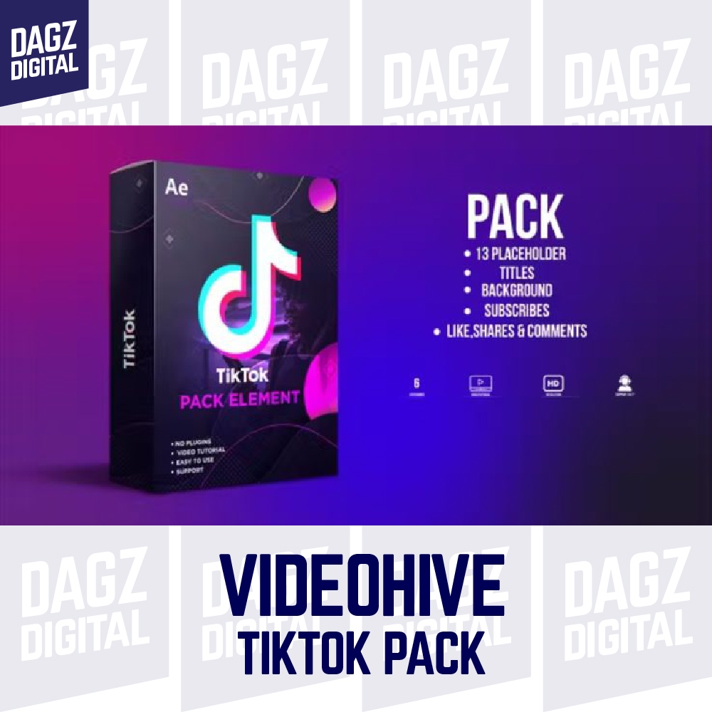 Videohive - video hive template Videohive TikTok Pack Template templet after effects effect fx video