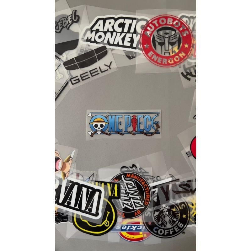 

Sablon Setrika Logo Onepiece Sablon DTF Kualitas Premium Tahan Lama