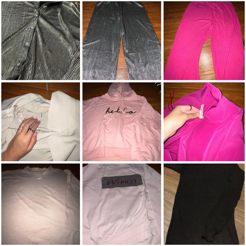 preloved celana, baju, blazer branded