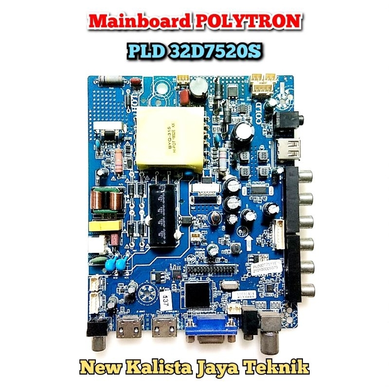 MAINBOARD TV POLYTRON PLD 32D7520S ORIGINAL CV56XH-E32 MB POLYTRON 32D7520 MOTHERBOARD TV PLD32D7520