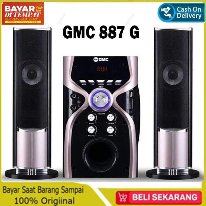 PROMO GMC speaker bluetooth 887G KARAOKE