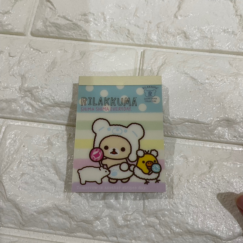 

memo jepang rilakkuma san x