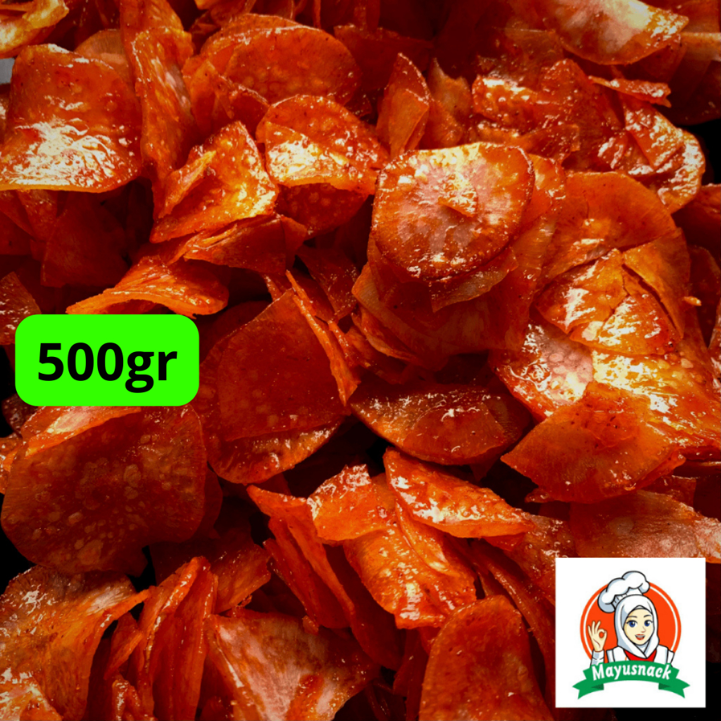 

Keripik Singkong Balado Pedas Manis Lengket 500gr