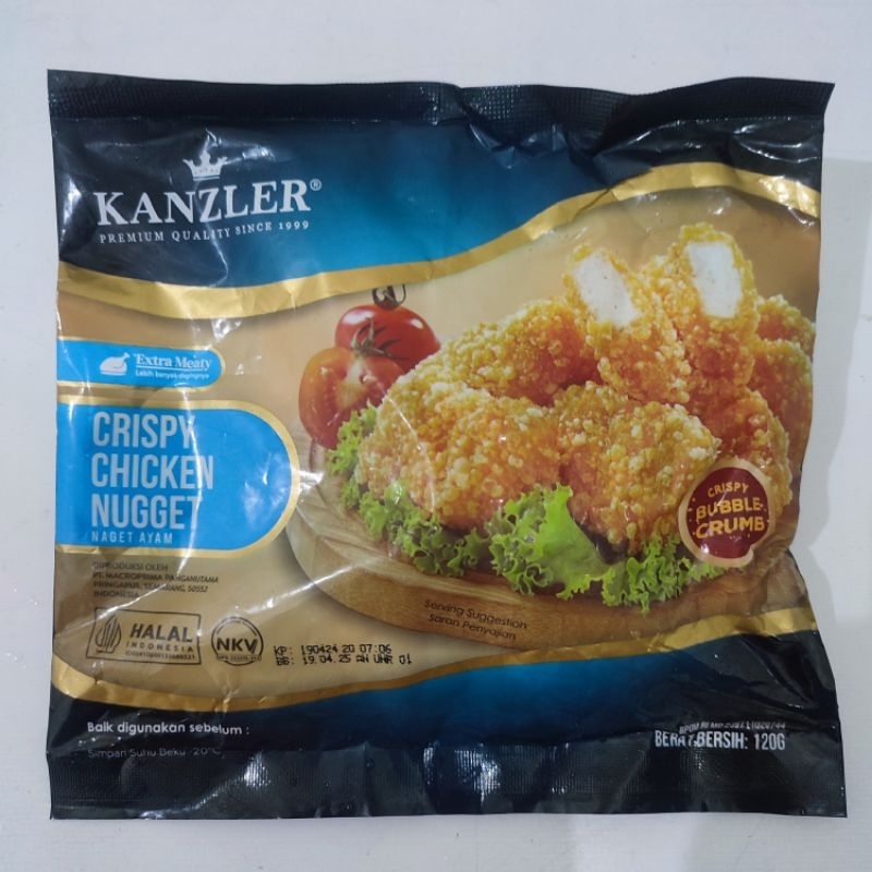 

Naget Kanzler Crispy Chicken Nugget 120gr