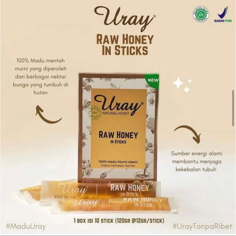 

Madu Uray Sticks 120g exp 2027