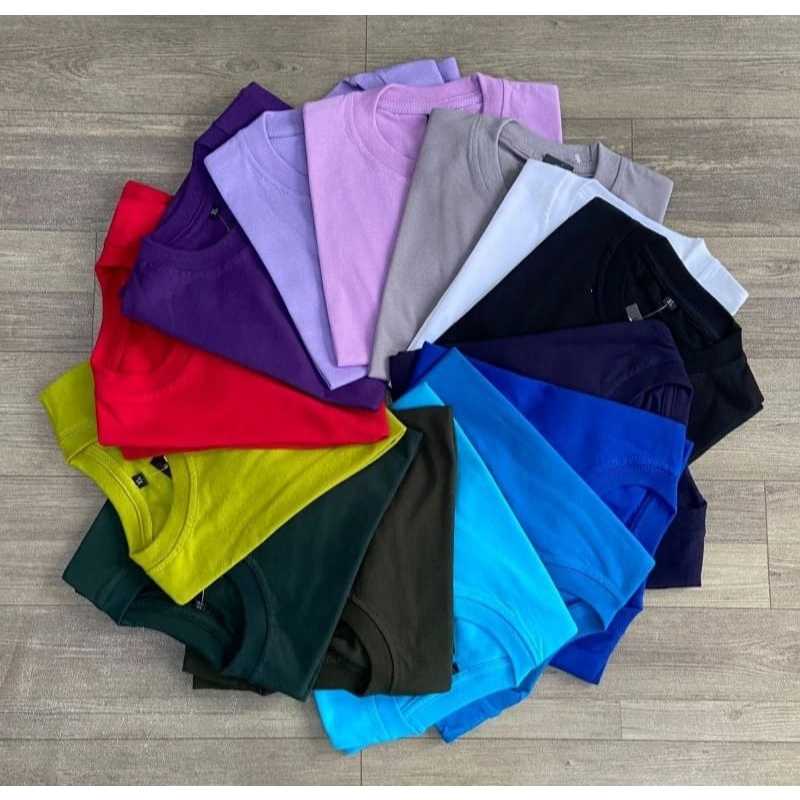 Kaos Distro Anak POLOS 3-12 Tahun Murah / Atasan Kaos Polos Anak Laki-Laki & Perempuan