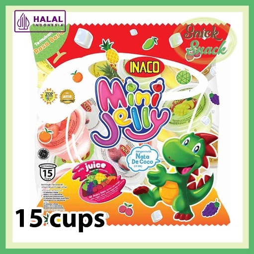 

Inaco Mini Jelly isi 15 pcs Jeli Jely Snack Anak Rasa Aneka Buah