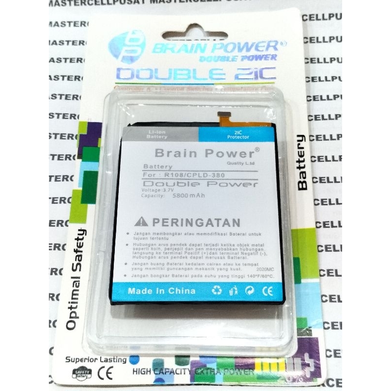 BATTERY BATRE BATERAI COOLPAD MAX LITE R108 SKY 3 CPLD-380 CPLD380 CPLD395 CPLD-395 DOUBLE POWER BER