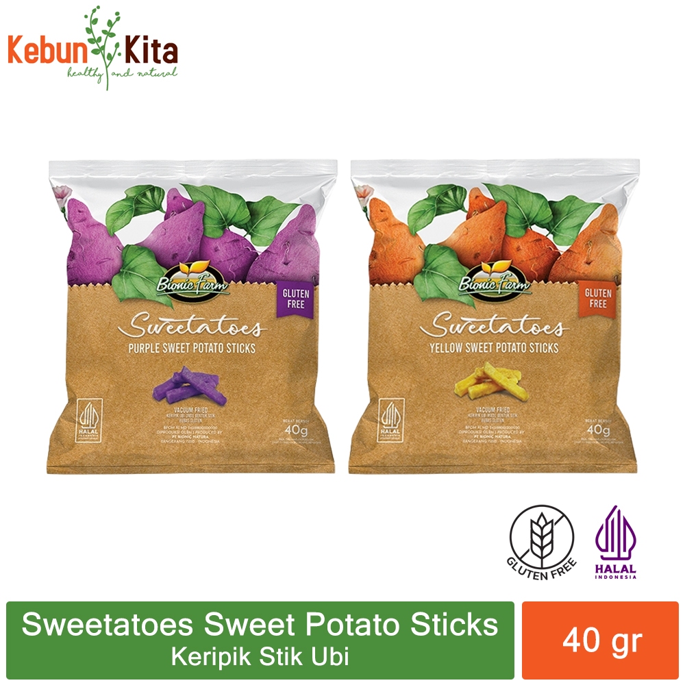 

Sweetatoes Stik Ubi 40 gr - Sweet Potato Sticks