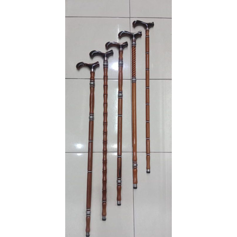 Tongkat Kayu Kokka Asli Martapura Kalimantan Selatan / Tongkat Kayu Ulin Asli Martapura Kalimantan S