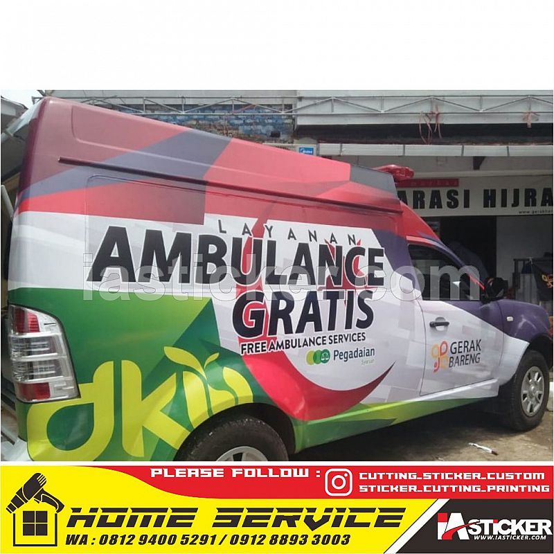 Branding Sticker Mobil Ambulance