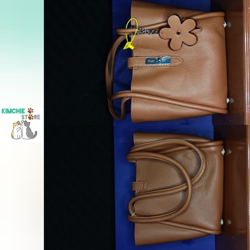 TAS WANITA -  TAOLEYU HOULDER BAG FLOWER BROWN