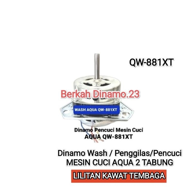 Dinamo Pencuci Mesin Cuci AQUA QW-881XT Motor Dinamo Penggilas Wash Aqua QW 881XT