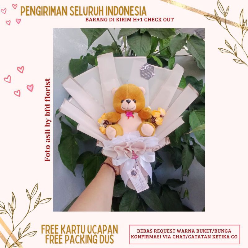 

BUKET BONEKA | BUKET TEDDY BEAR BUNGA