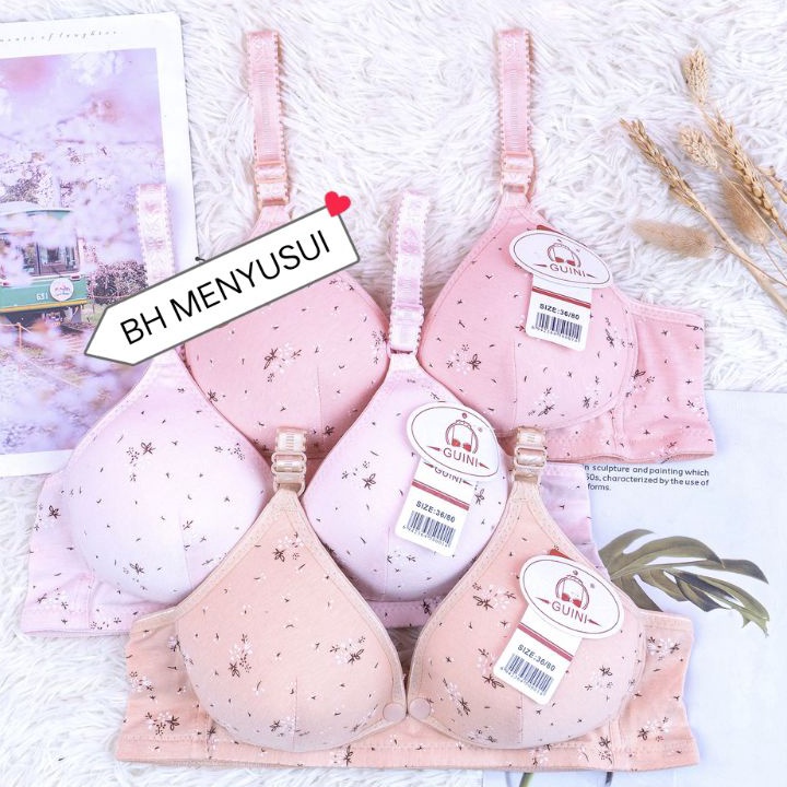 DiSkon  BH MENYUSUI BRA BUSUI KEMAHILAN MOTIF BUNGA 36 38 4 42 bh busui BUNGA