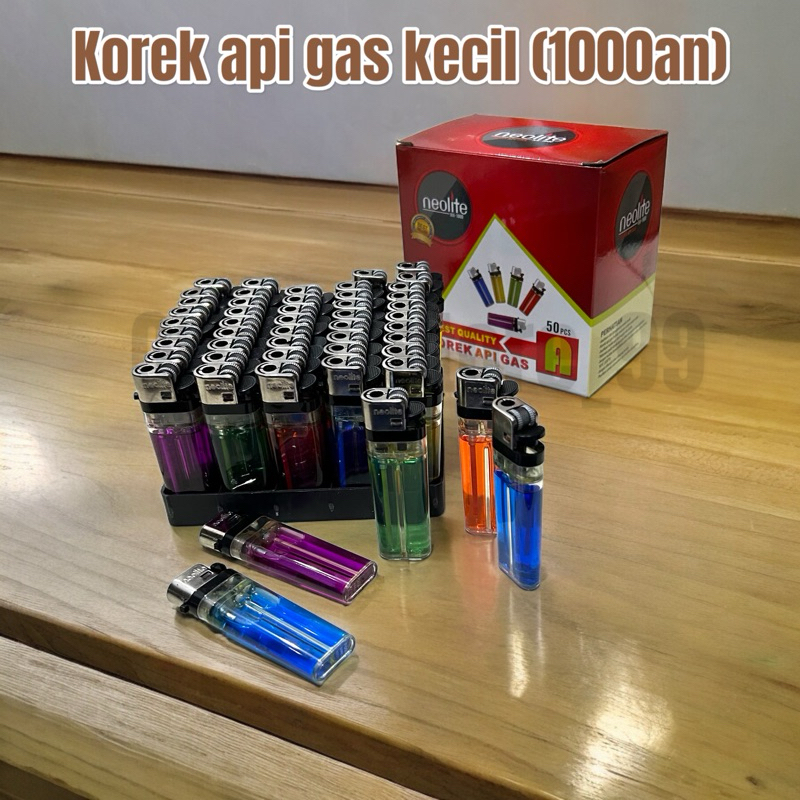 Ecer 1 Pcs korek api gas roda 1000an korek api gas kecil SNI berkulitas
