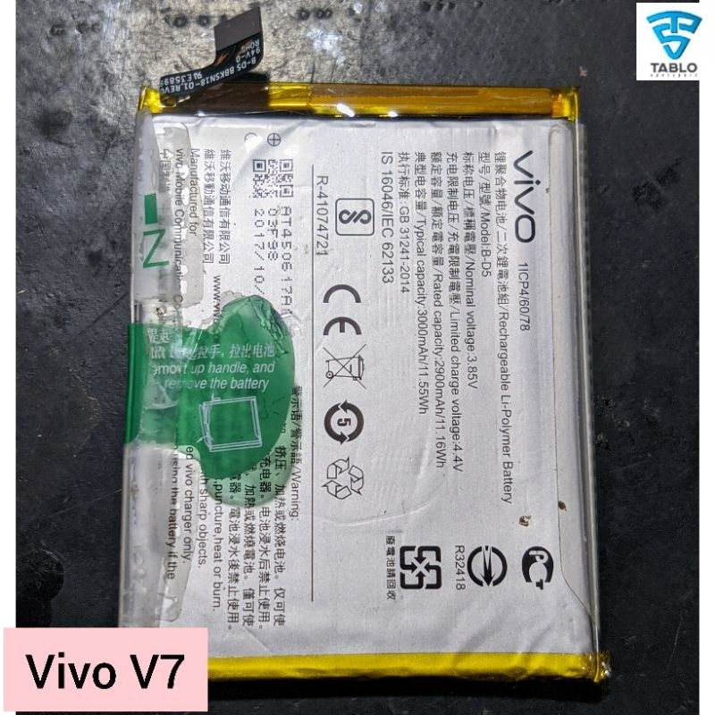 Baterai Vivo V7 B-D5 original copotan hp
